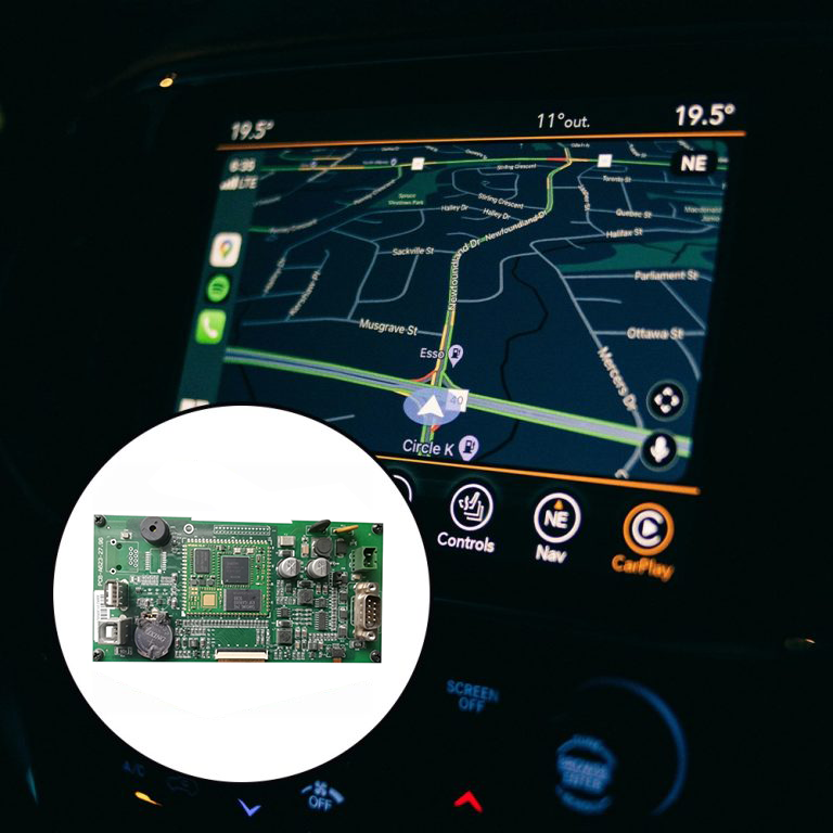 Electric Vehicles Display Screen Control PCB Solution